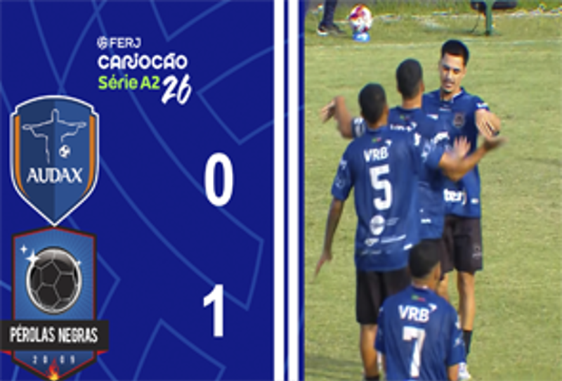 CARIOCA SÉRIE A2 - TAÇA SANTOS DUMOUNT - 8ª RODADA - AUDAX 0X1 PEROLAS NEGRAS