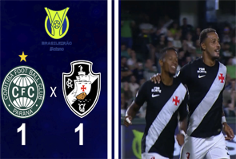 BRASILEIRO SÉRIE A 2026 - 9ª RODADA - CORITIBA 1X1 VASCO