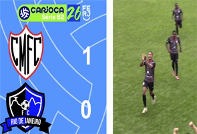 CARIOCA SÉRIE B2- TAÇA MARACANÃ - 3ª RODADA - CARDOSO MOREIRA 1X0 RIO DE JANEIRO