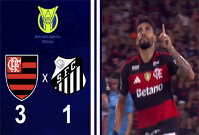 BRASILEIRO SÉRIE A 2026 - 10ª RODADA - FLAMENGO 3X1 SANTOS