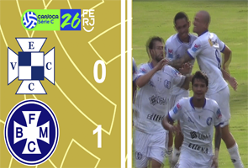 CARIOCA SÉRIE C 2026 - TAÇA WALDIR AMARAL - 3ª RODADA - VERA CRUZ 0X1 BARRA MANSA