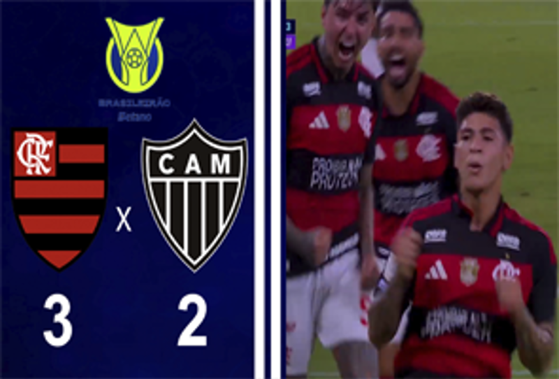 BRASILEIRO SÉRIE A 2026 - 32ª RODADA - FLAMENGO 3X2 ATLÉTICO MG