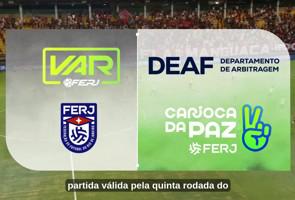 5ª Rodada - FLAMENGO X PORTUGUESA - Checagem de um Possível Tiro Penal