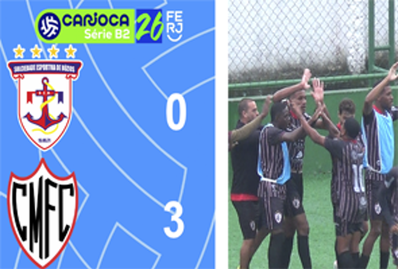 CARIOCA SÉRIE B2- TAÇA MARACANÃ - 2ª RODADA - BÚZIOS 0X3 CARDOSO MOREIRA