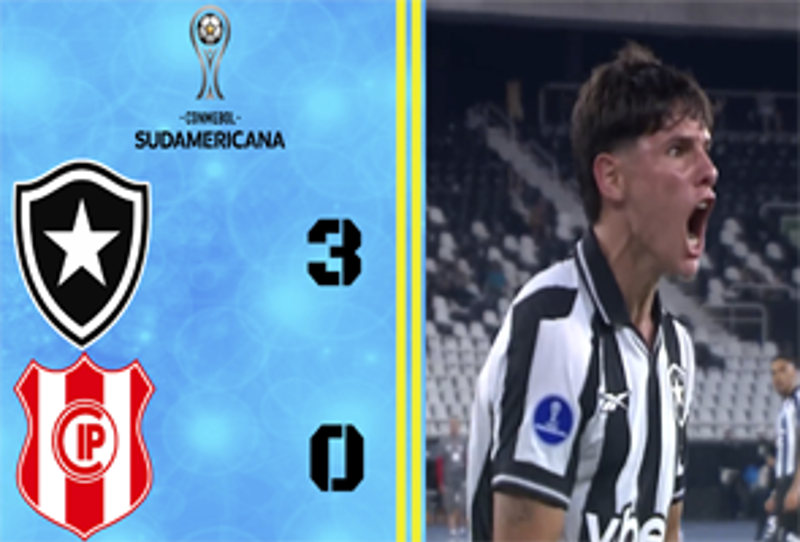 COPA SULAMERICANA 2026 - FASE DE GRUPO - 3ª RODADA - BOTAFOGO 3X0 INDEPENDIENTE PETROLERO