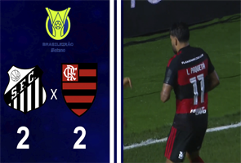 BRASILEIRO SÉRIE A 2026 - 29ª RODADA - SANTOS 2X2 FLAMENGO