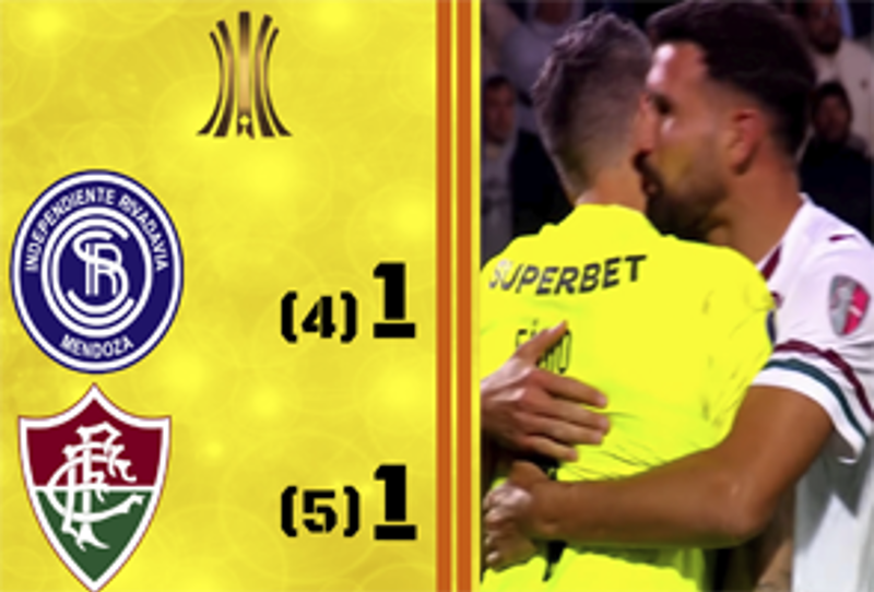 LIBERTADORES 2026 - OITAVAS DE FINAL - JOGO DE VOLTA - INDEPENDIENTE RIVADAVIA 1(4)X(5)1 FLUMINENSE