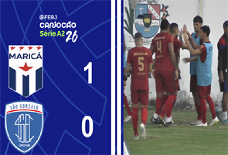 CARIOCA SÉRIE A2 - TAÇA SANTOS DUMOUNT - 3ª RODADA - MARICÁ 1X0 SÃO GONÇALO