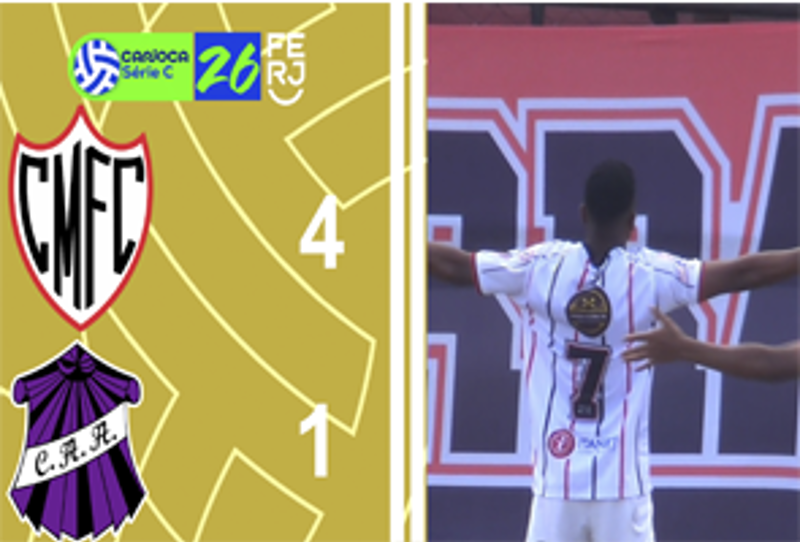 CARIOCA SÉRIE C 2026 - SEMIFINAL - JOGO DE VOLTA - CARDOSO MOREIRA 4X1 CAMPOS