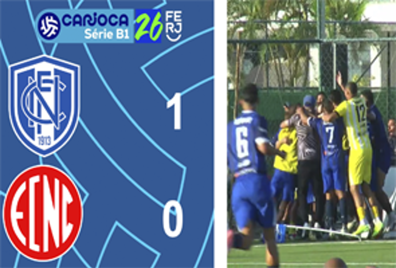 CARIOCA SÉRIE B1- TAÇA CORCOVADO - 3ª RODADA - NITEROIENSE 1X0 NOVA CIDADE