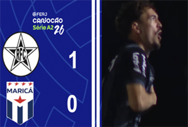 CARIOCA SÉRIE A2 - TAÇA SANTOS DUMOUNT - SEMIFINAL - JOGO DE IDA - RESENSE 1X0 MARICÁ