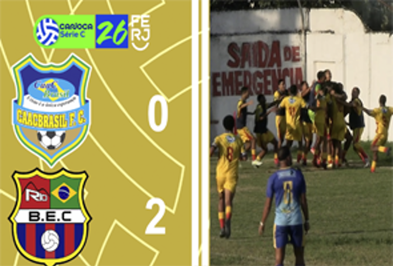 CARIOCA SÉRIE C 2026 - TAÇA WALDIR AMARAL - 8ª RODADA - CAACBRASIL 0X2 BARCELONA