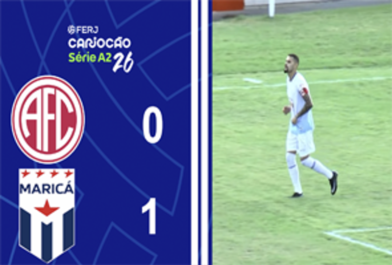 CARIOCA SÉRIE A2 - TAÇA SANTOS DUMOUNT - 4ª RODADA - AMERICA 0X1 MARICÁ