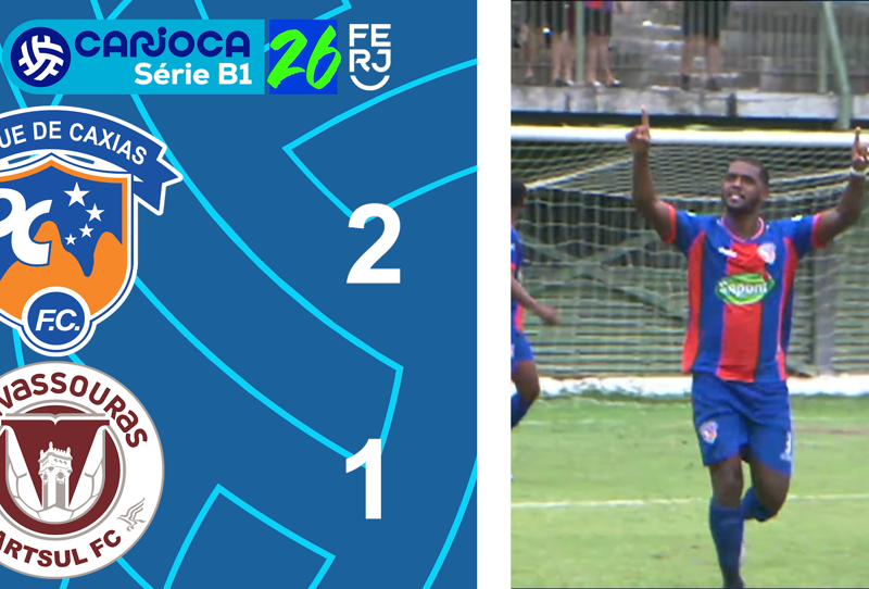 CARIOCA SÉRIE B1- TAÇA CORCOVADO - 8ª RODADA - DUQUE DE CAXIAS 2X1 UNIVASSOURAS ARTSUL