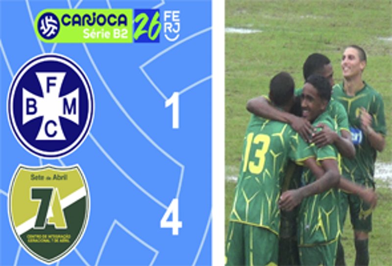 CARIOCA SÉRIE B2- TAÇA MARACANÃ - 3ª RODADA - BARRA MANSA 1X4 7 DE ABRIL