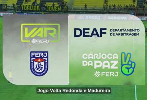 6ª RODADA - VOLTA REDONDA X MADUREIRA - CHECAGEM DE UM POSSÍVEL TIRO PENAL