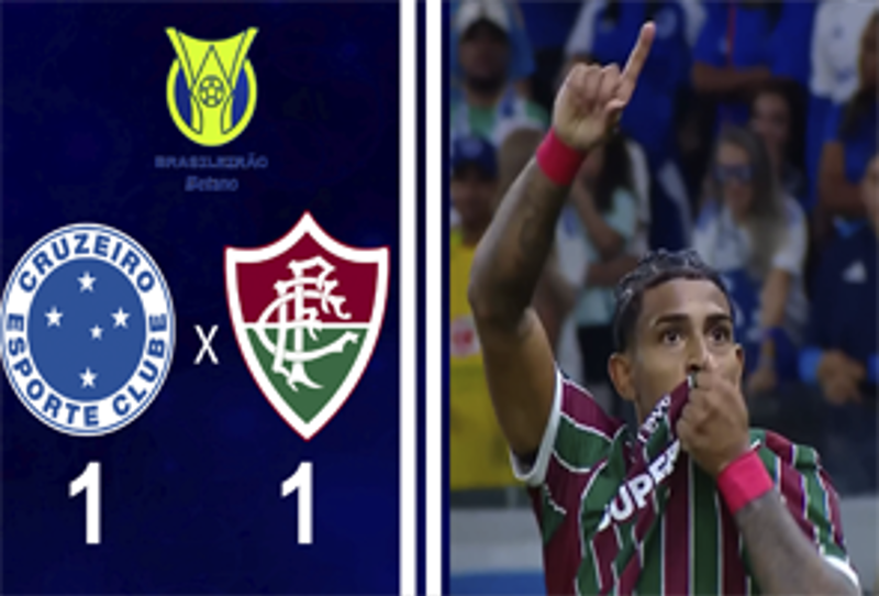 BRASILEIRO SÉRIE A 2026 - 18ª RODADA - CRUZEIRO 1X1 FLUMINENSE