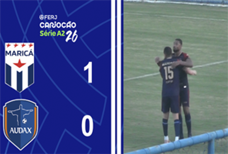 CARIOCA SÉRIE A2 - TAÇA SANTOS DUMOUNT - 9ª RODADA - MARICÁ 1X0 AUDAX