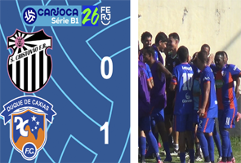CARIOCA SÉRIE B1- TAÇA CORCOVADO - 3ª RODADA - SÃO CRISTOVÃO 0X1 DUQUE DE CAXIAS