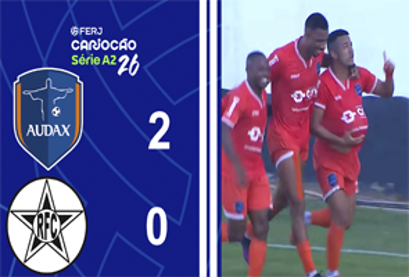 CARIOCA SÉRIE A2 - TAÇA SANTOS DUMOUNT - 10ª RODADA - AUDAX 2X0 RESENDE
