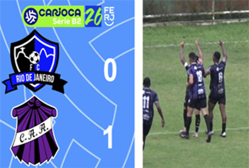 CARIOCA SÉRIE B2- TAÇA MARACANÃ - 8ª RODADA - RIO DE JANEIRO 0X1 CAMPOS