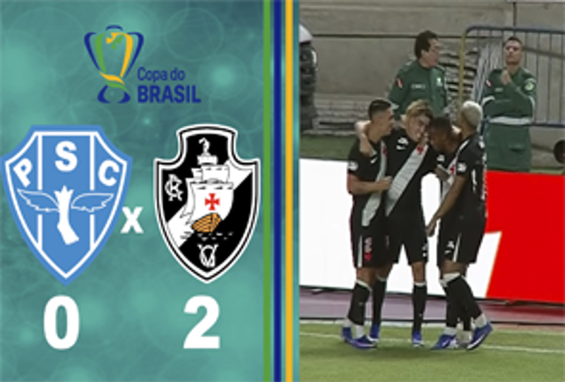 COPA DO BRASIL 2026 - 5ª FASE - JOGO DE IDA - PAYSANDU 0X2 VASCO