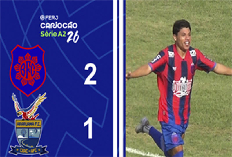 CARIOCA SÉRIE A2 - TAÇA SANTOS DUMOUNT - 2ª RODADA - BONSUCESSO 2X1 ARARUAMA