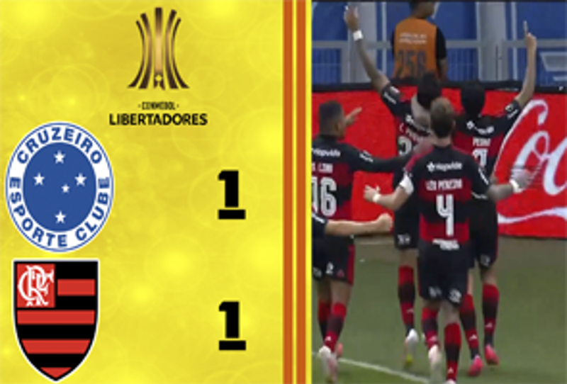 LIBERTADORES 2026 - OITAVAS DE FINAL - JOGO DE IDA - CRUZEIRO 1X1 FLAMENGO