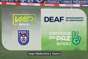 5ª RODADA - MADUREIRA X VASCO DA GAMA - CHECAGEM DE UM POSSÍVEL TIRO PENAL