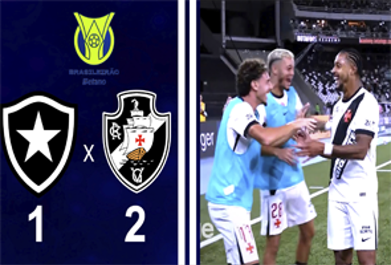 BRASILEIRO SÉRIE A 2026 - 29ª RODADA - BOTAFOGO 1X2 VASCO