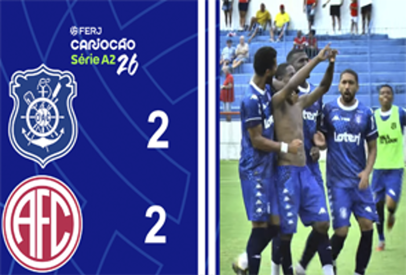 CARIOCA SÉRIE A2 - TAÇA SANTOS DUMOUNT - 8ª RODADA - OLARIA 2X2 AMERICA