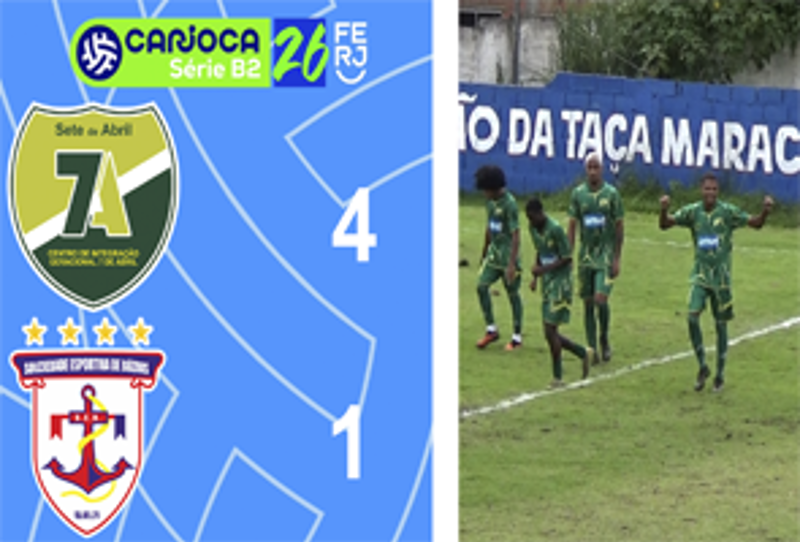 CARIOCA SÉRIE B2- TAÇA MARACANÃ - 9ª RODADA - 7 DE ABRIL 4X1 BÚZIOS