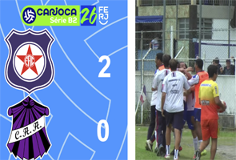 CARIOCA SÉRIE B2- TAÇA MARACANÃ - 4ª RODADA - FRIBURGUENSE 2X0 CAMPOS