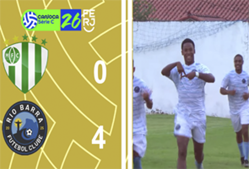 CARIOCA SÉRIE C 2026 - TAÇA WALDIR AMARAL - 5ª RODADA - MAGEENSE 0X4 RIO BARRA
