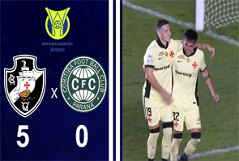 BRASILEIRO SÉRIE A 2026 - 28ª RODADA - VASCO 5X0 CORITIBA