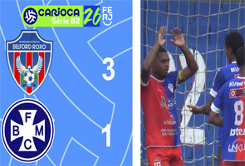 CARIOCA SÉRIE B2- TAÇA MARACANÃ - 10ª RODADA - BELFORD ROXO 3X1 BARRA MANSA
