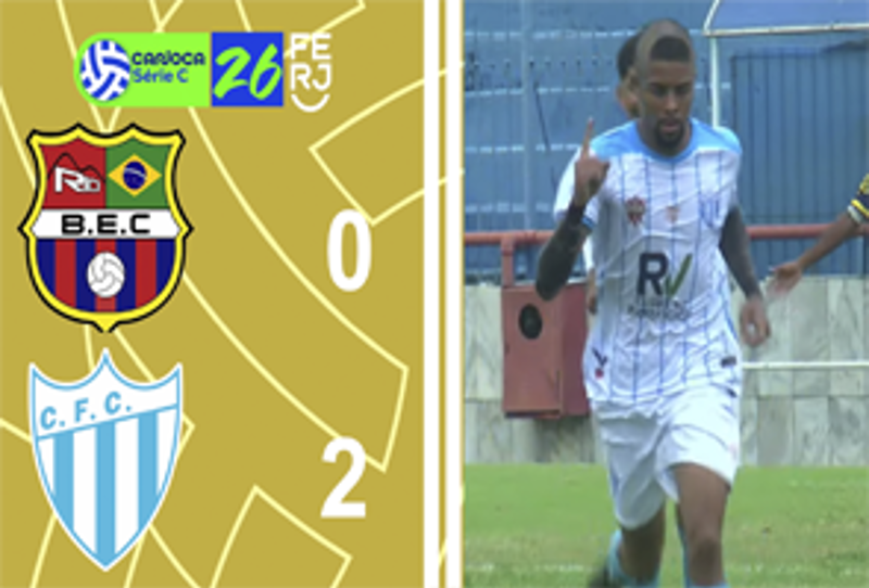 CARIOCA SÉRIE C - TAÇA WALDIR AMARAL - 1ª RODADA - BARCELONA 0X2 CERES