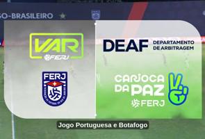 1ª Rodada - PORTUGUESA x BOTAFOGO - Checagem de um Possível Tiro Penal