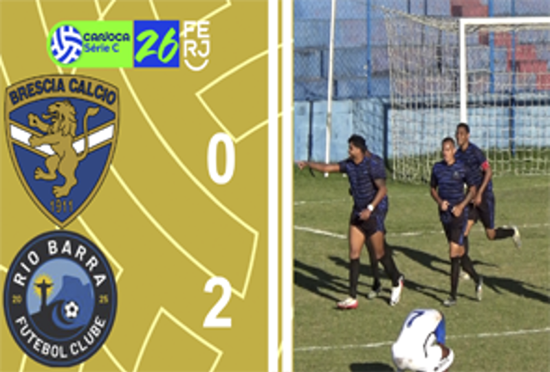 CARIOCA SÉRIE C 2026 - TAÇA WALDIR AMARAL - 7ª RODADA - BRESCIA 0X2 RIO BARRA