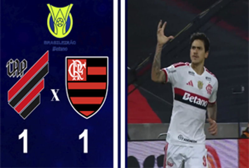 BRASILEIRO SÉRIE A 2026 - 16ª RODADA - ATHLETICO PR 1X1 FLAMENGO