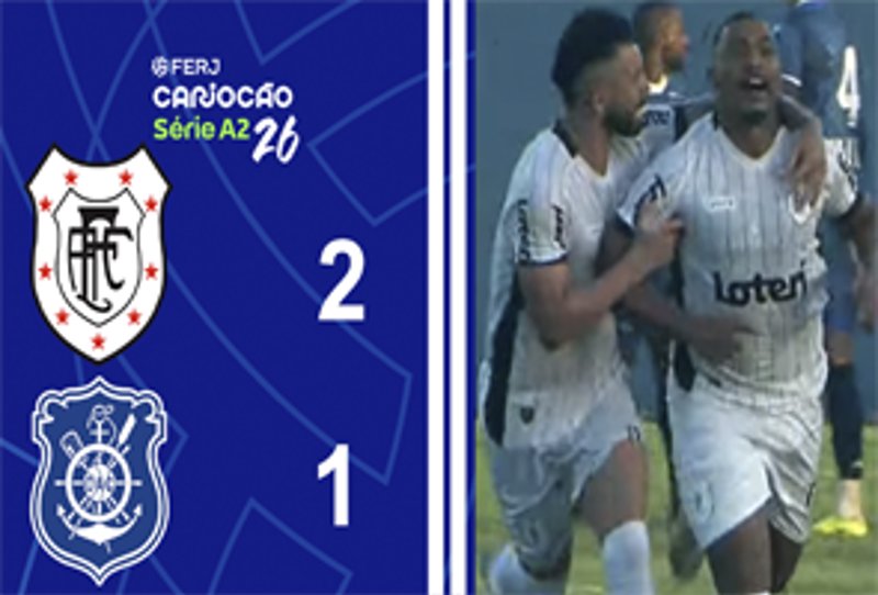 CARIOCA SÉRIE A2 - TAÇA SANTOS DUMOUNT - 3ª RODADA - AMERICANO 2X1 OLARIA