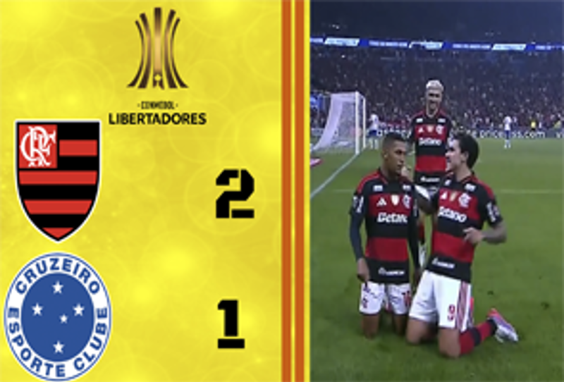 LIBERTADORES 2026 - OITAVAS DE FINAL - JOGO DE VOLTA - FLAMENGO 2X1 CRUZEIRO