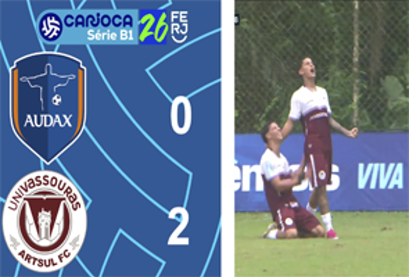 CARIOCA SÉRIE B1- TAÇA CORCOVADO - 1ª RODADA - AUDAX 0X2 UNIVASSOURAS ARTSUL