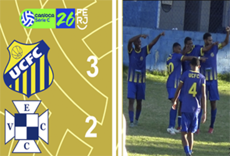 CARIOCA SÉRIE C 2026 - TAÇA WALDIR AMARAL - 6ª RODADA - UNIÃO CENTRAL 3X2 VERA CRUZ