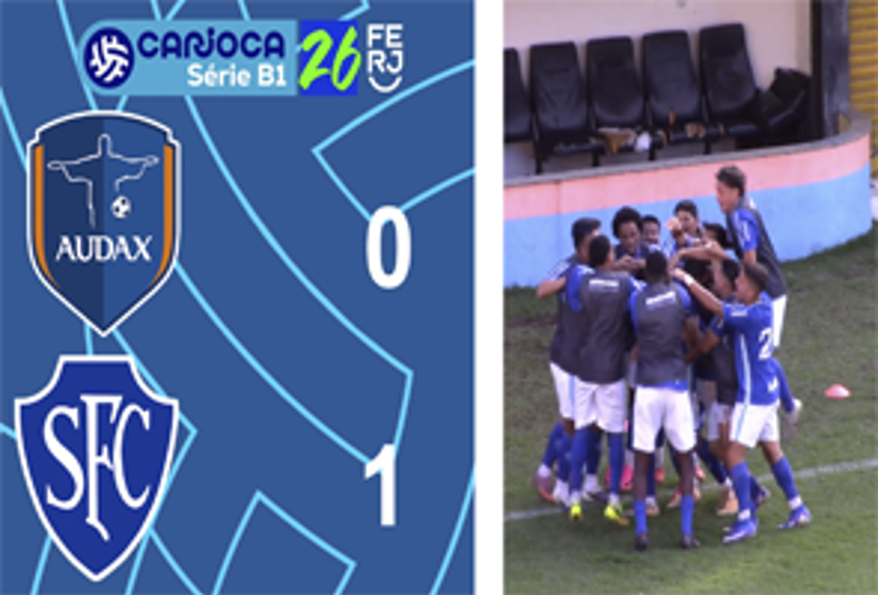 CARIOCA SÉRIE B1- TAÇA CORCOVADO - 3ª RODADA - AUDAX 0X1 SERRANO