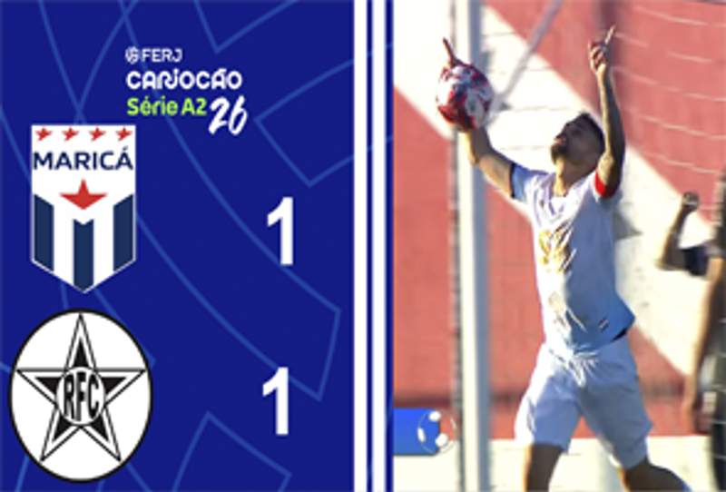 CARIOCA SÉRIE A2 - TAÇA SANTOS DUMOUNT - SEMIFINAL - JOGO DE VOLTA - MARICÁ 1X1 RESENDE