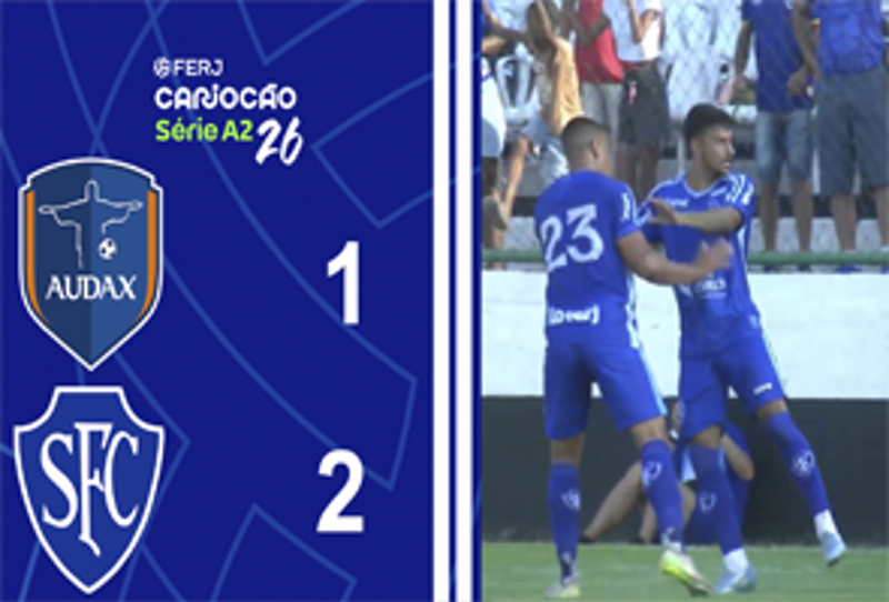 CARIOCA SÉRIE A2 - TAÇA SANTOS DUMOUNT - 5ª RODADA - AUDAX 1X2 SERRANO