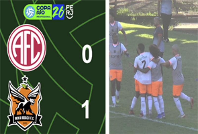 COPA RIO PROFISSIONAL - 2ª FASE - JOGO DE IDA - AMERICA 0X1 NOVA IGUAÇU