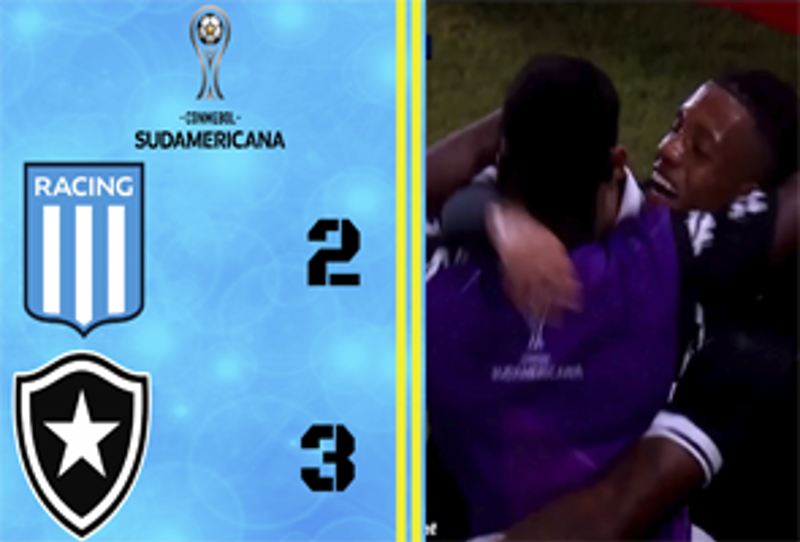 COPA SULAMERICANA 2026 - FASE DE GRUPO - 2ª RODADA - RACING 2X3 BOTAFOGO
