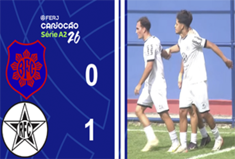 CARIOCA SÉRIE A2 - TAÇA SANTOS DUMOUNT - 8ª RODADA - BONSUCESSO 0X1 RESENDE